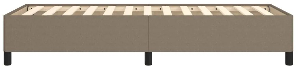 Estrutura cama sem colchão 90x200 cm tecido cinza-acastanhado