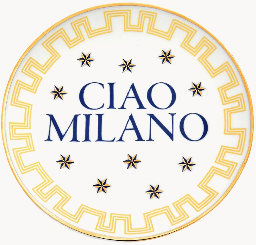 Prato de sobremesa Ciao Mondo