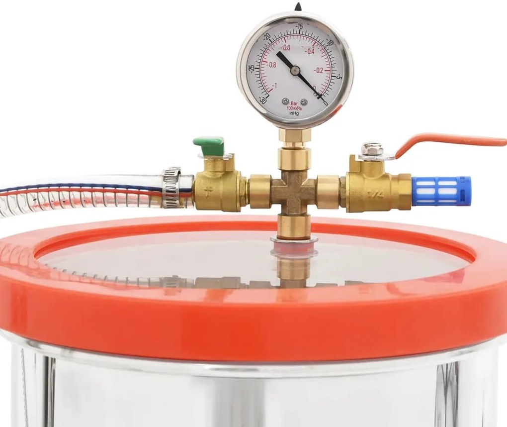 Câmara de vácuo em aço inoxidável 7,4 L