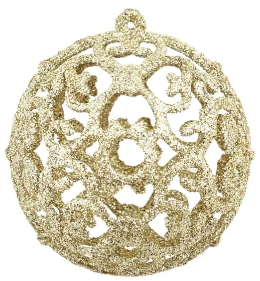 Conjunto de bolas de natal 100 pcs 3/4/6 cm dourado