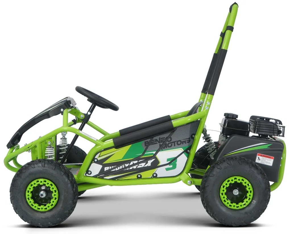 Buggy Kart a gasolina para crianças Motors BUGGY RSX - 98 cm³ Verde