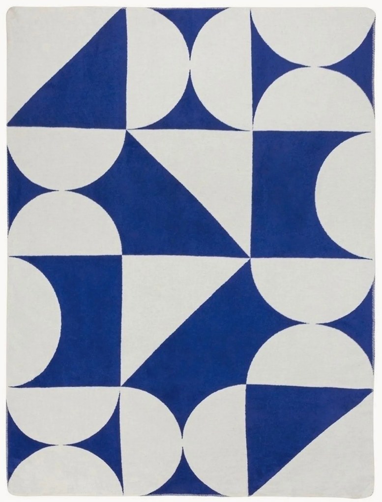 Manta com padrão geométrico Tul