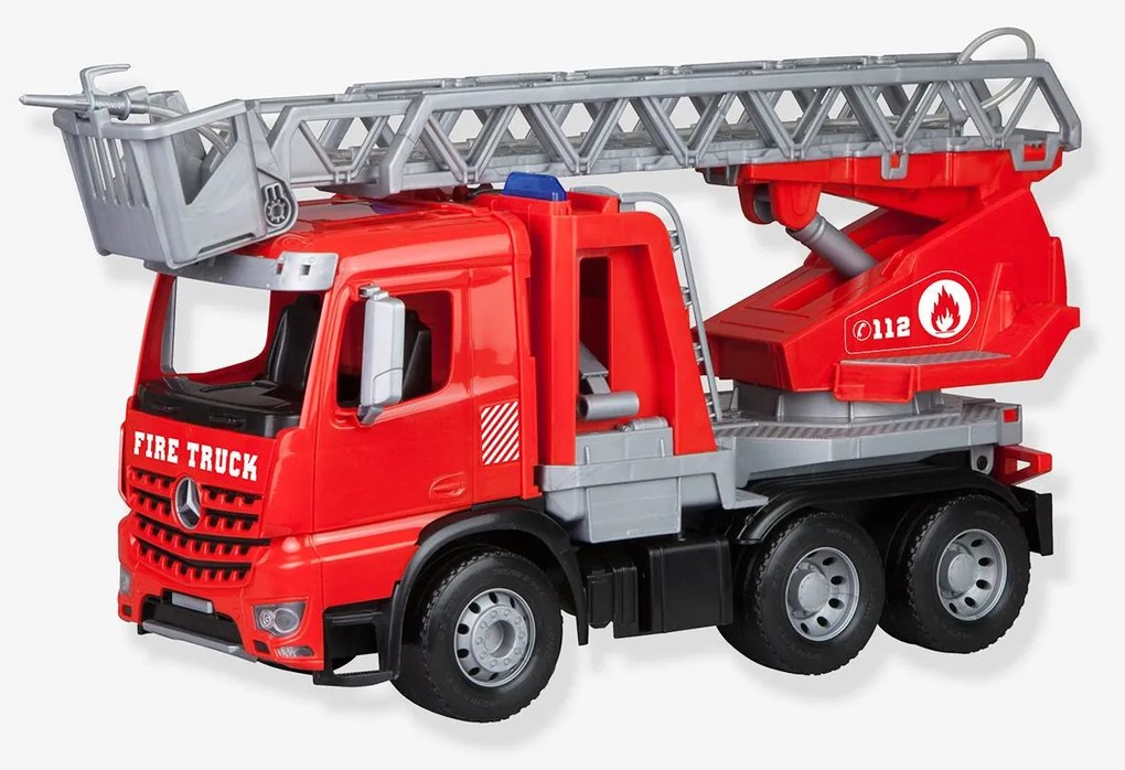 Camião dos bombeiros com escada WORXX Arocs LENA para crianças vermelho