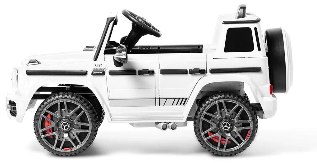 MERCEDES G63 AMG CARRO ELÉTRICO INFANTIL 12V BRANCO