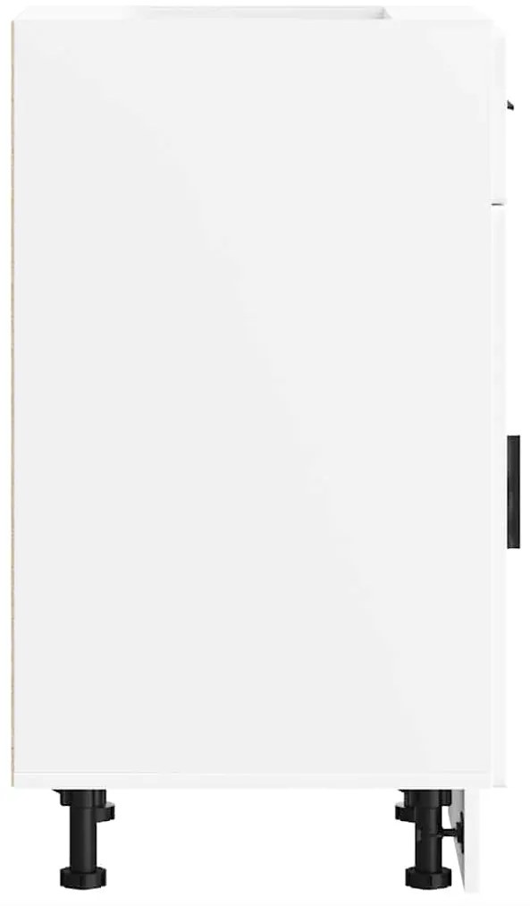 Armário base de cozinha Porto derivados de madeira branco