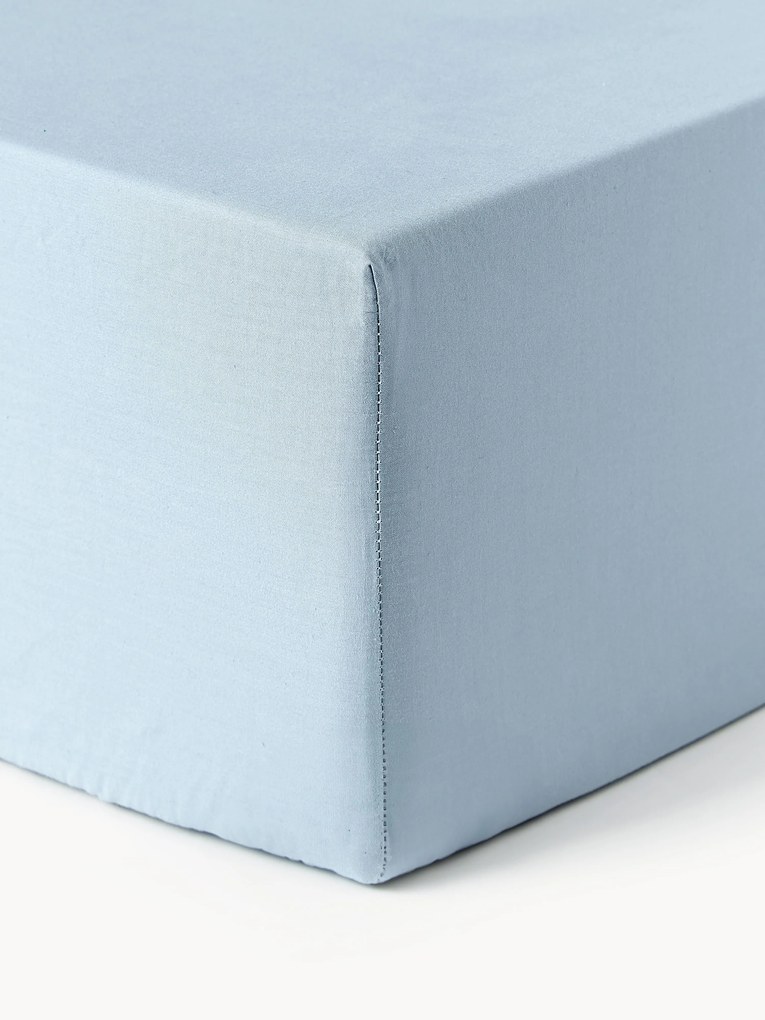 Lençol em percal de algodão com elástico boxspring Elsie