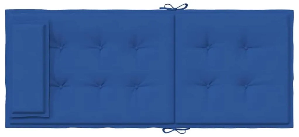 Almofadões cadeira encosto alto 4 pcs tecido oxford azul real