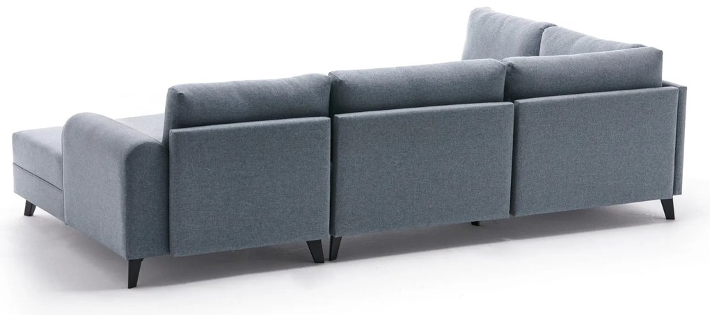 Sofá-Cama de Canto Belen – Azul – 300x78x202 cm