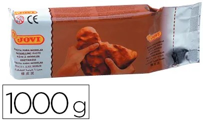 Pasta para Modelar Jovi 1000 gr Castanho
