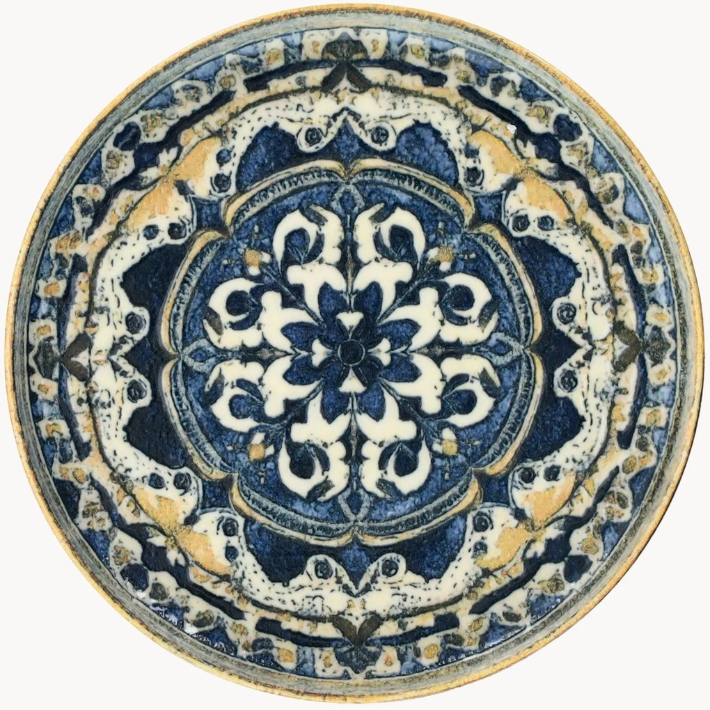 Pratos de pequeno-almoço em porcelana Granada, conjunto de 3