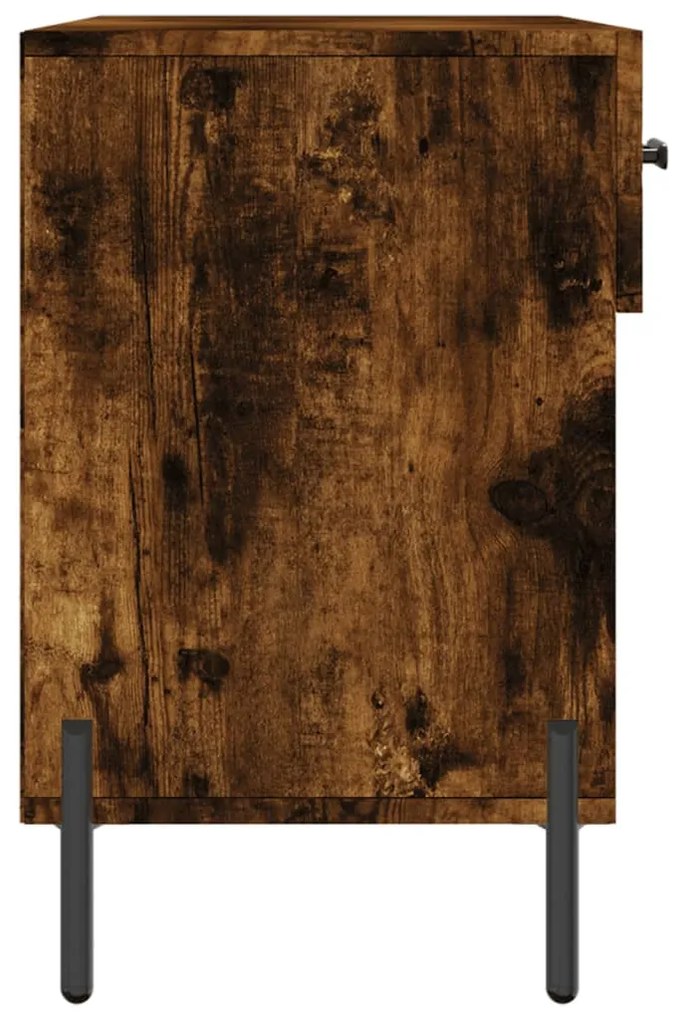 Banco sapateira 102x35x55 cm deriv. madeira carvalho fumado