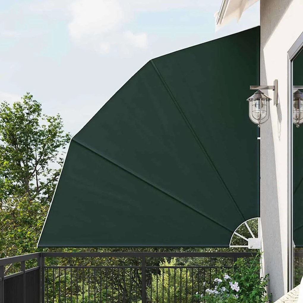 vidaXL Tela de Privacidade para Varanda Verde-escuro 210 x 210 cm