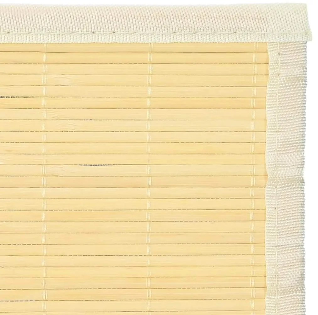 Tapete de bambu 100x160 cm natural
