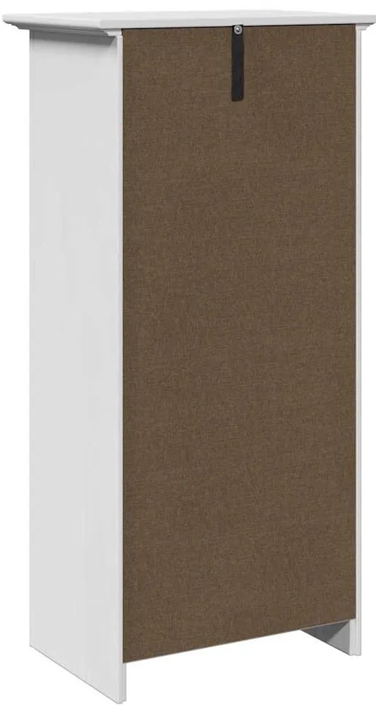 Armário de casa de banho BODO 44x30x90 cm branco