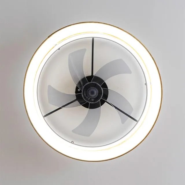 Ventoinha de teto EnergySilence LampAero 600 Green Design de design com motor DC, com potência de 20 W