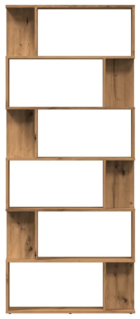 Estante 80x24x192 cm derivados de madeira carvalho artisiano