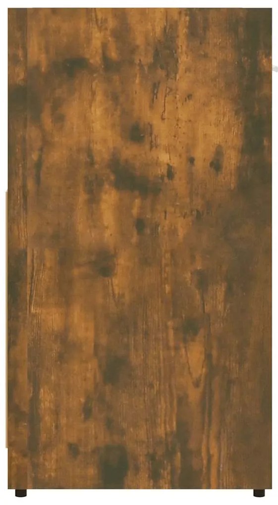 Armário de casa de banho 60x33x60 cm madeira carvalho fumado