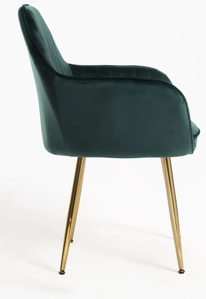 Cadeira Chic Golden - Verde