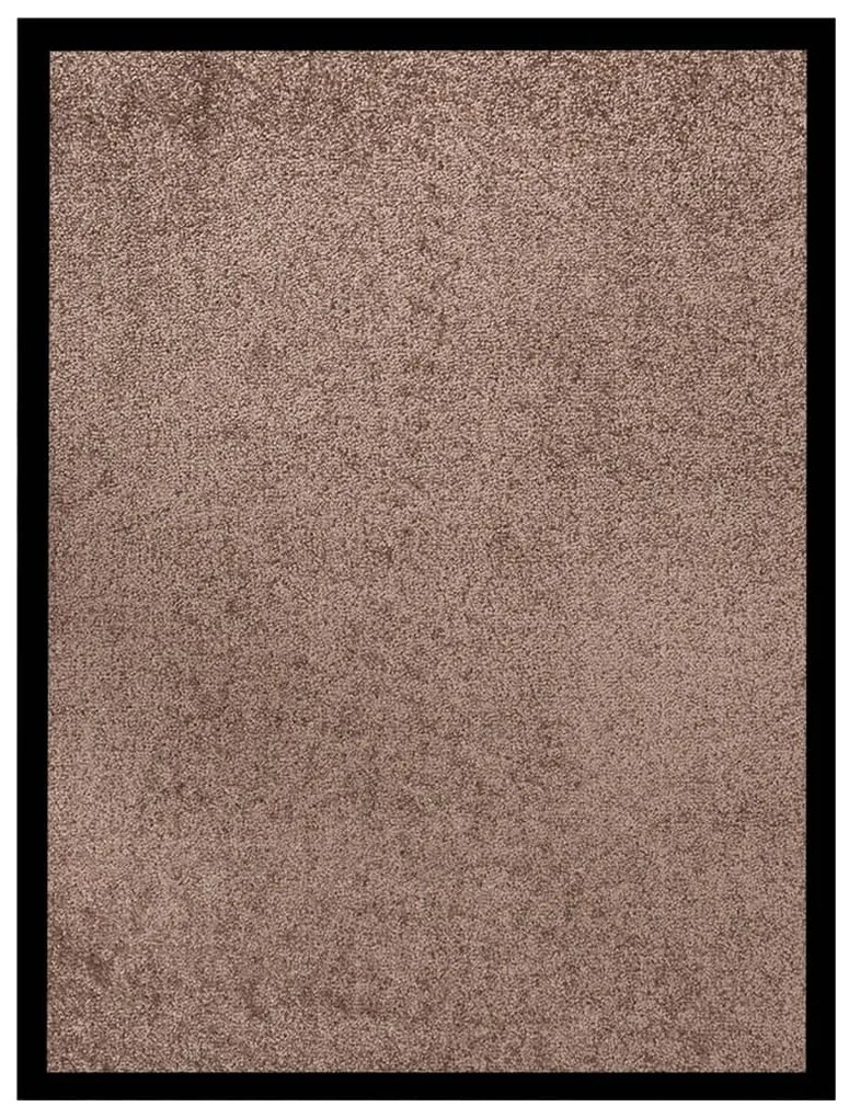 Tapete de porta 40x60 cm castanho