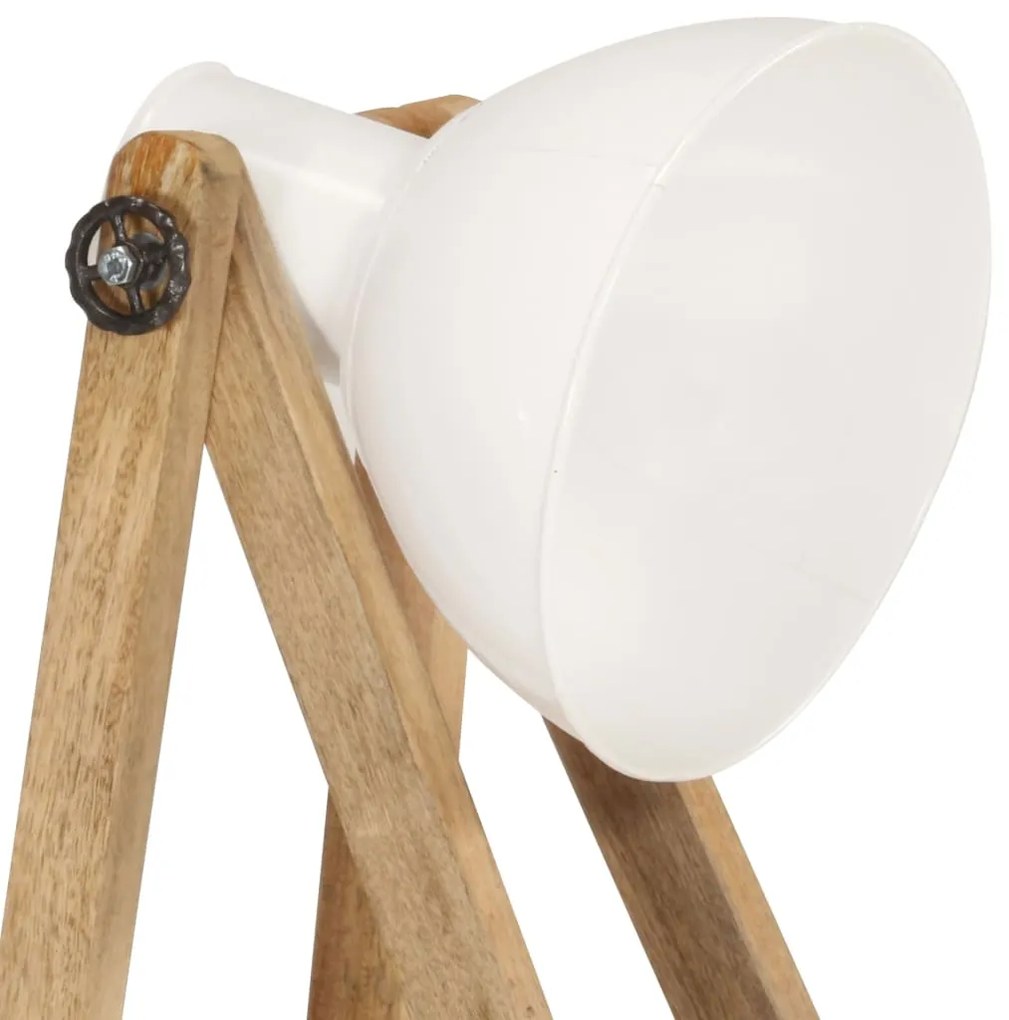 Candeeiros de chão 3 pcs E27 mangueira maciça branco