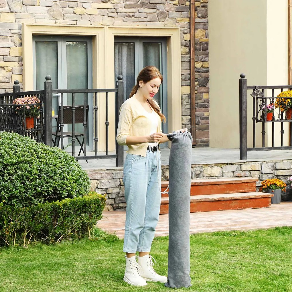 Rede descanso (SUPORTE NÃO INCLUIDO) de exterior 210 x 150 (C x L) cinzenta