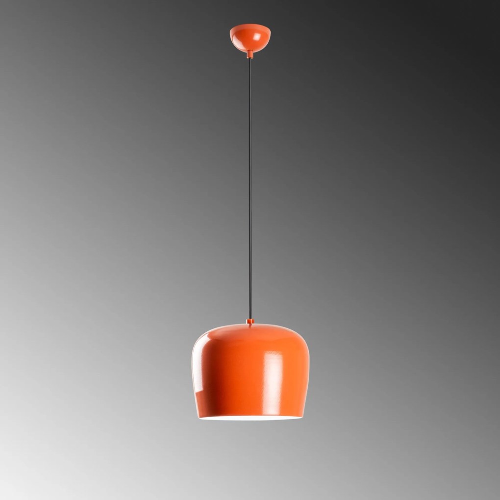 Candeeiro de Teto Yozgat – Laranja – Ø23 h:18 cm