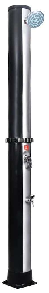 Chuveiro solar de exterior c/ cabeça e torneira 40 L