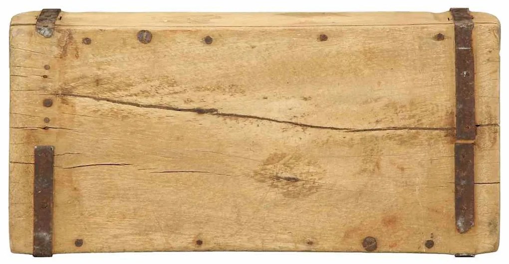 Conjuntos de bandejas vidaXL 4 pcs 30x14x9 cm Madeira Sólida Reclamada