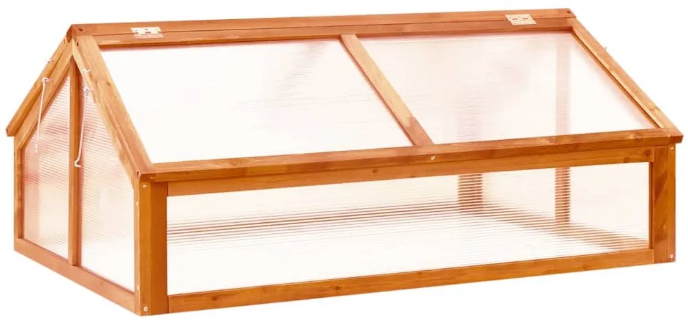 Estufa madeira de abeto maciça 114x80x50 cm castanho