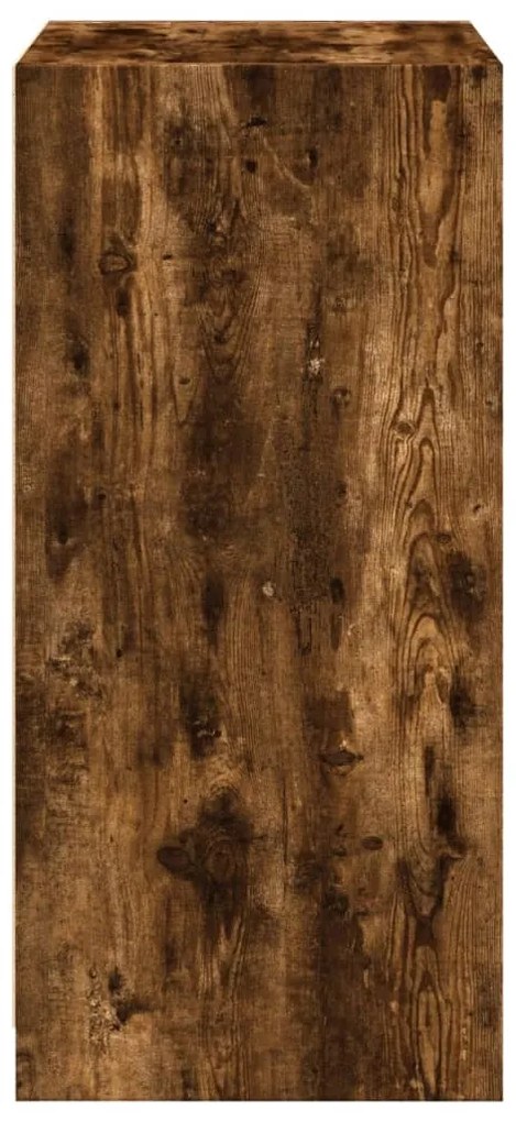 Roupeiro 48x41x102 cm derivados de madeira carvalho fumado