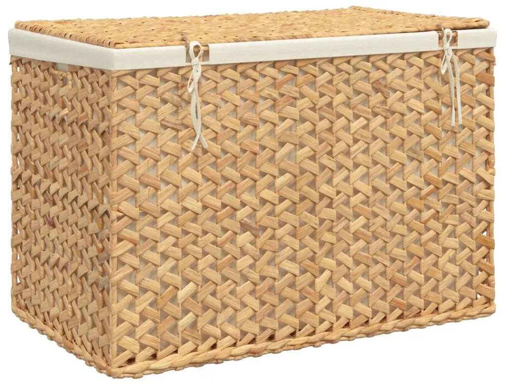 Cesto para roupa suja c/ 3 secções 75x42,5x52cm jacinto de água