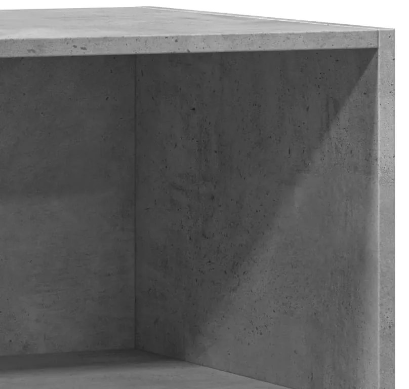 Roupeiro 77x48x102 cm derivados de madeira cinzento cimento