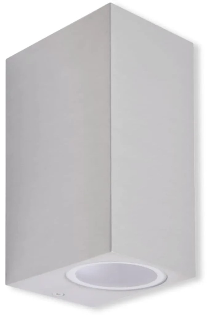 Candeeiros exteriores com iluminação superior e inferior 2 pcs