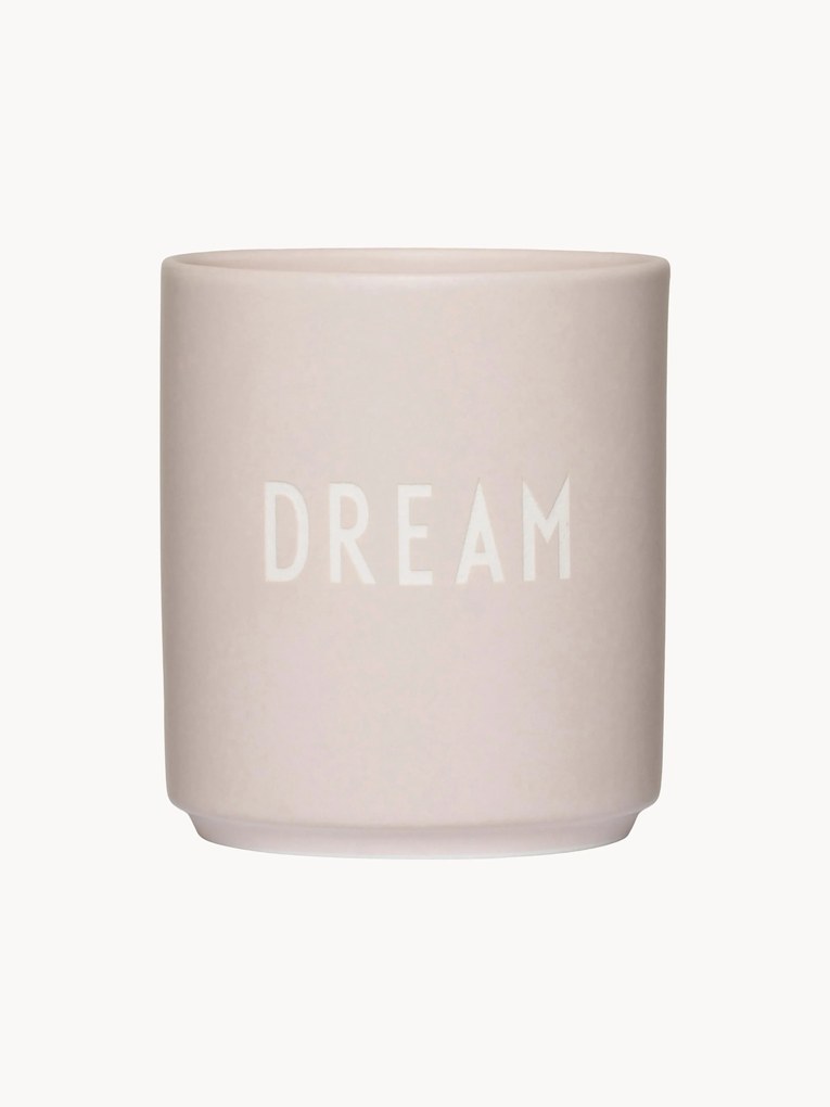 Caneca de porcelana com inscrição Favourite Dream