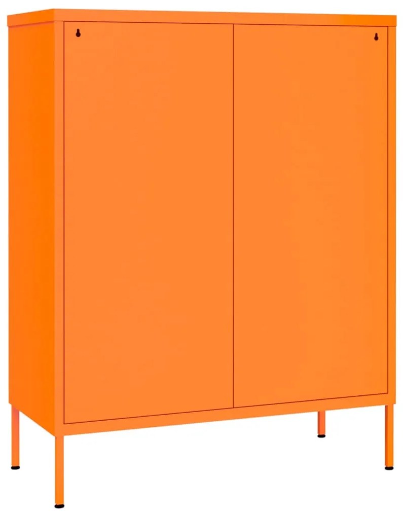 Armário com gavetas aço 80x35x101,5 cm laranja