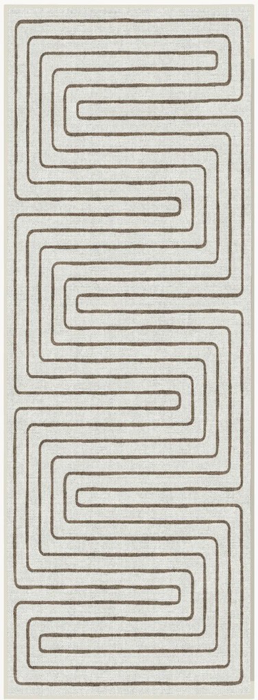 Passadeira lavável em chenille Labyrinth by Jonathan Adler