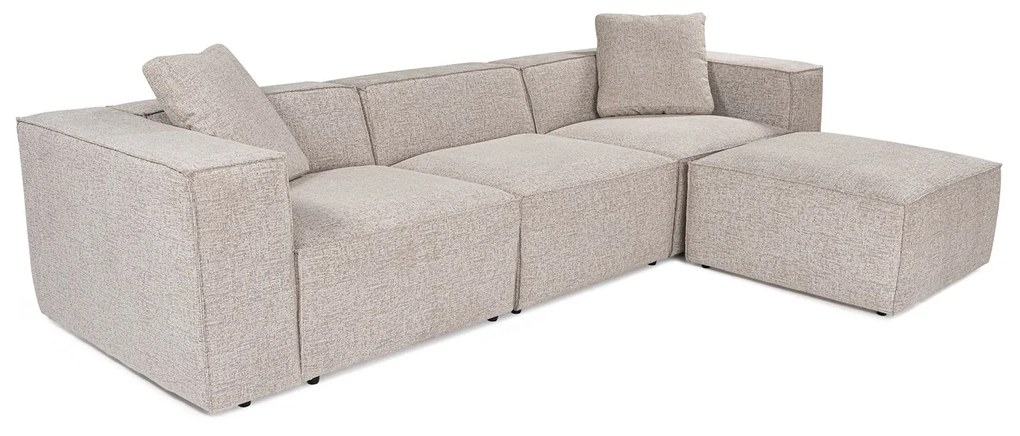 Sofá de Canto Lora – Mocha – 303 cm x 193 cm