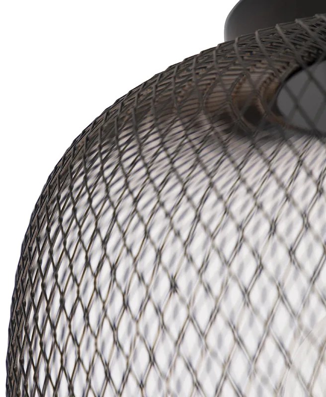 Candeeiro de teto moderno preto - Bliss Mesh Moderno