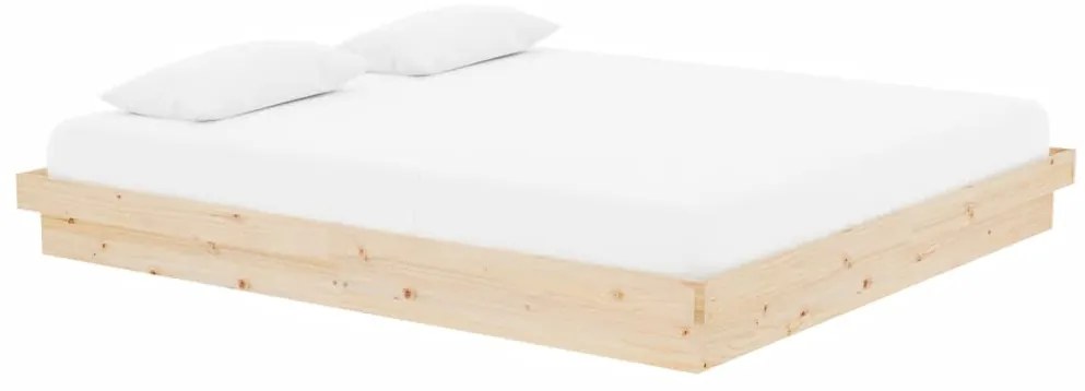 Estrutura de cama super king 180x200 cm madeira maciça