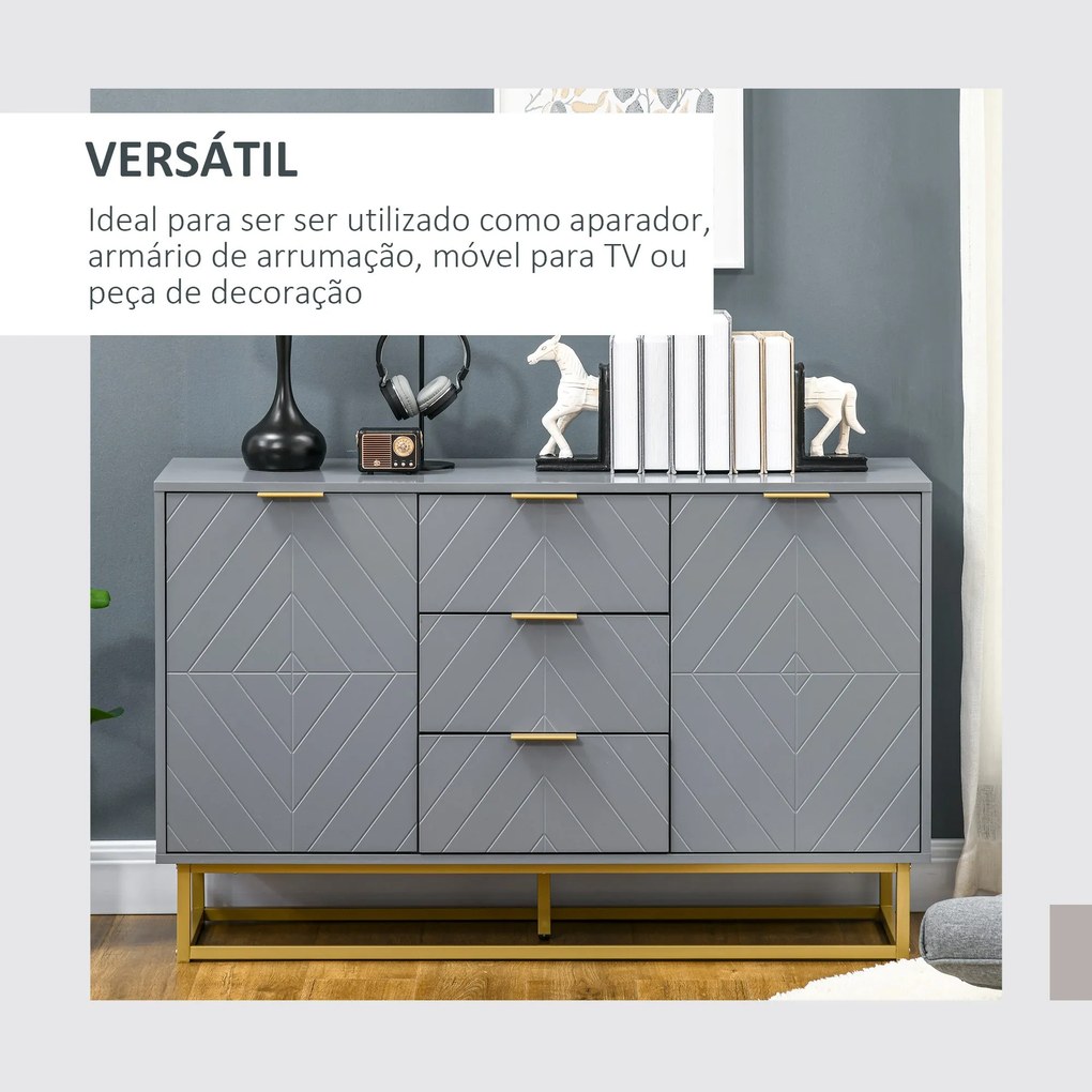 Armário Moderno – Modelo Oslo – 120x40x76 – Armazenamento Vertical – B