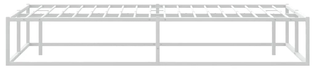 Estrutura de cama sem colchão branco 180x200 cm metal