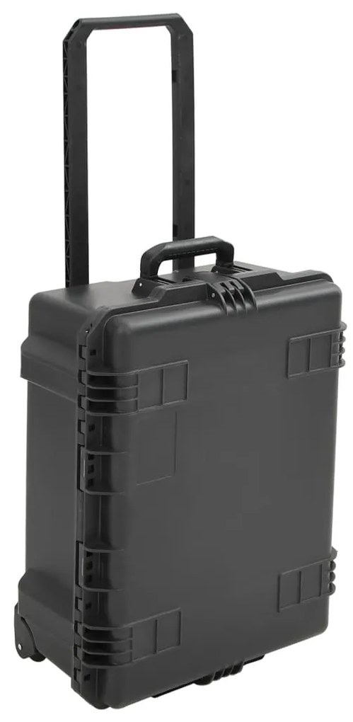 Mala de viagem portátil 62,5x50x28,5 cm PP preto