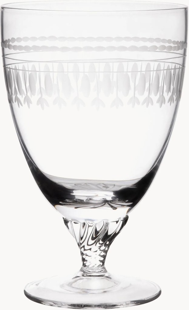 Copos bistrô em cristal artesanal Ovals, conjunto de 6
