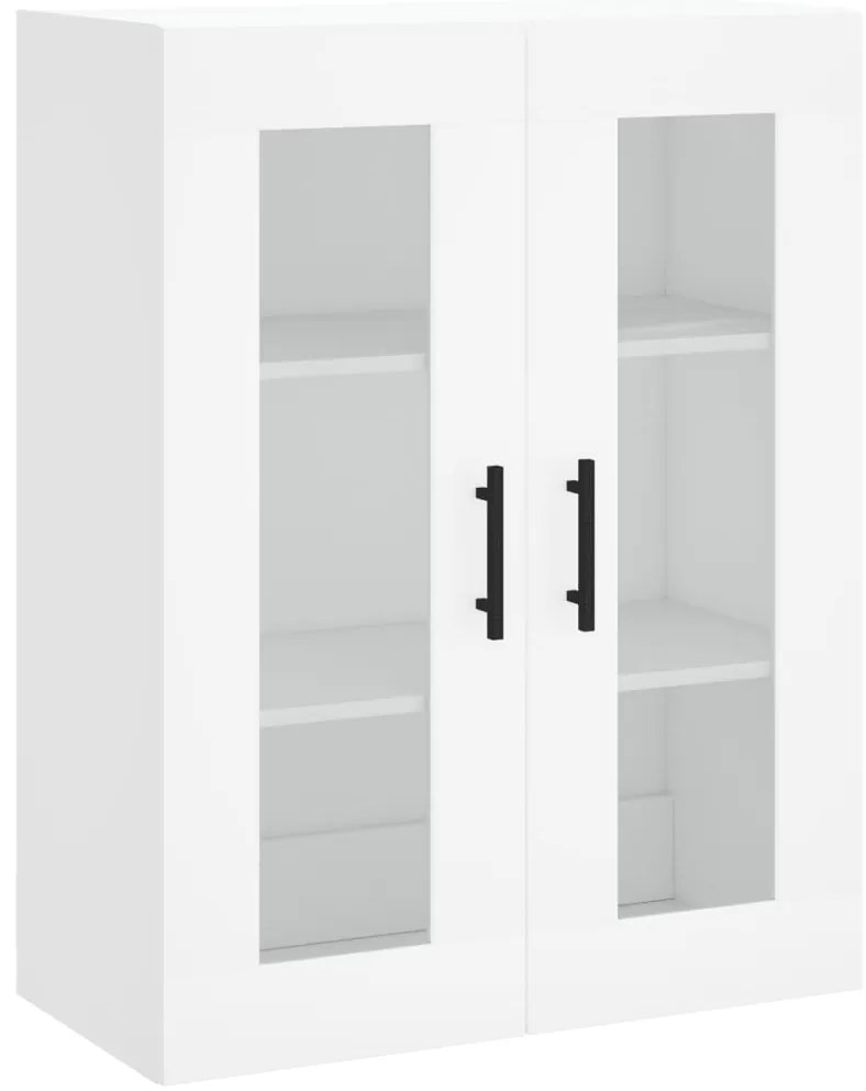 Móveis de parede 2 pcs derivados de madeira branco