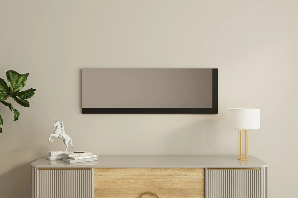 Espelho Lariya – Branco/Preto – 40 cm x 120 cm