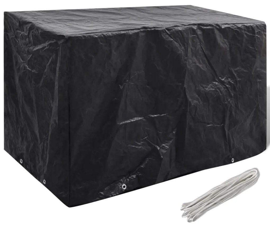 vidaXL Capa para mobiliário de jardim com 8 ilhós 140x70x90 cm
