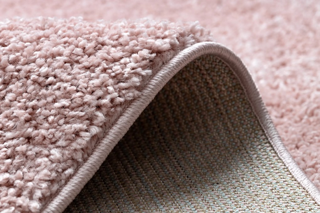 Tapete BERBER 9000 rosa Franjas berbere marroquino shaggy - PRODUTO DE SEGUNDA GRAU