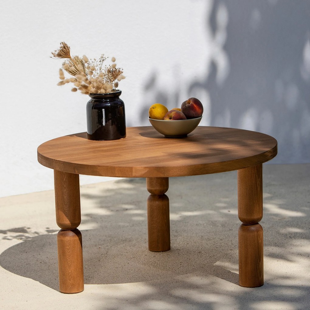 Mesa de Centro Ida – Chesnut – 70 cm x 40 cm x 70 cm