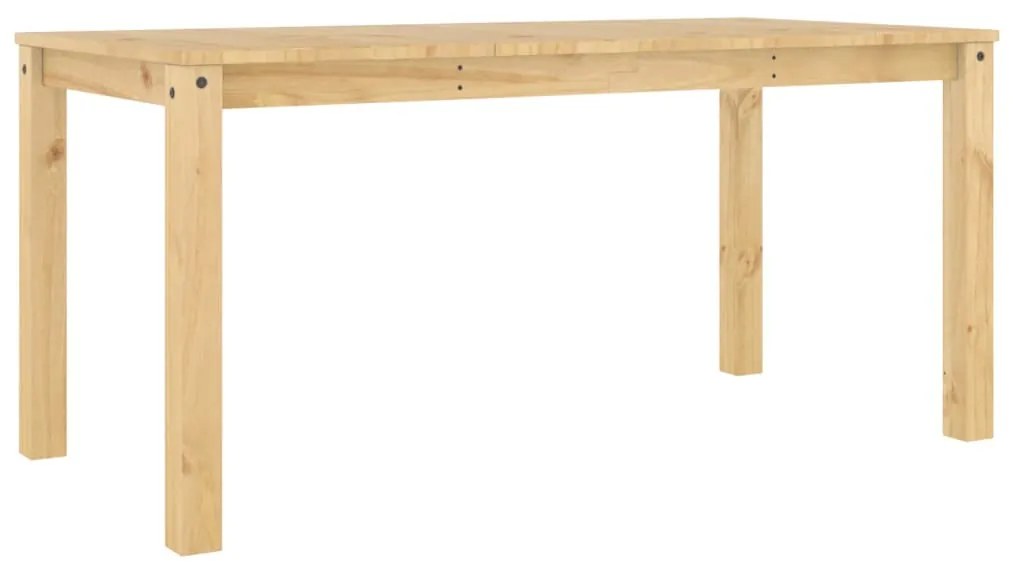 Mesa de jantar Panama 160x80x75 cm madeira de pinho maciça