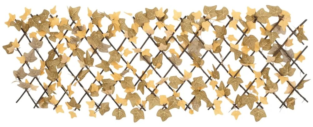 Treliça de ácer artificial extensível 5 pcs 180x60 cm laranja